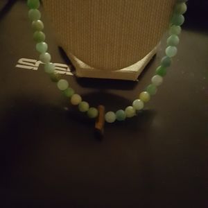 26 in long adventurine necklace